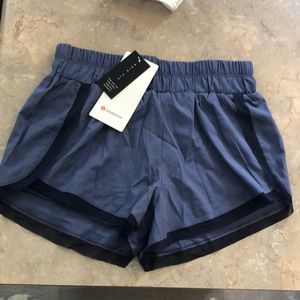 NWT knockoff blue Lulu lemon athletic shorts